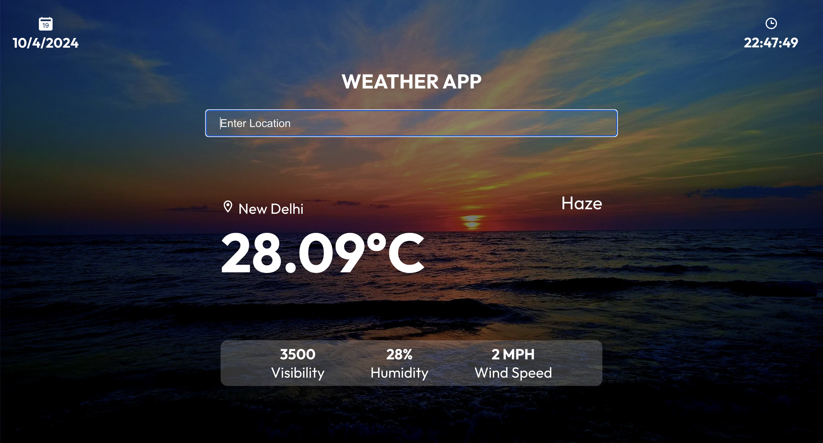 Weather Web-App